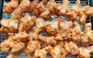 Marinated Chicken Wings Before Cooking