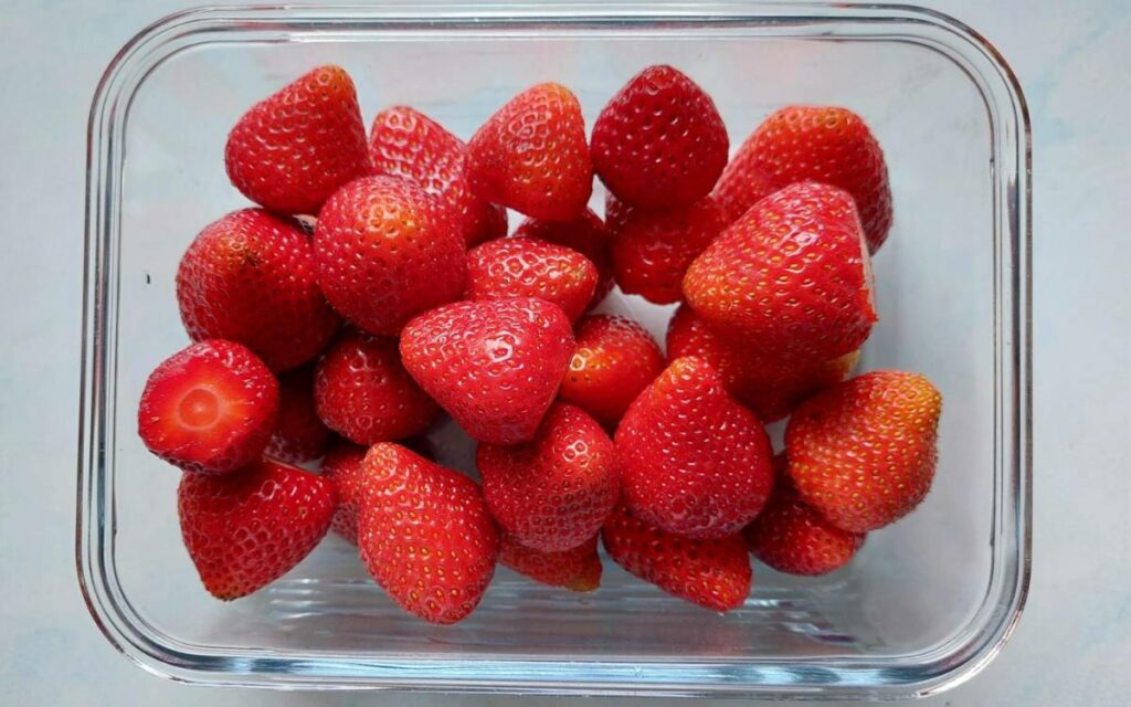 Prepped Strawberries