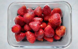 Warm Balsamic Infused Strawberries