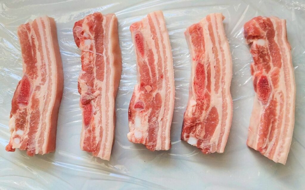 Fresh New Zealand Pork Belly Slices