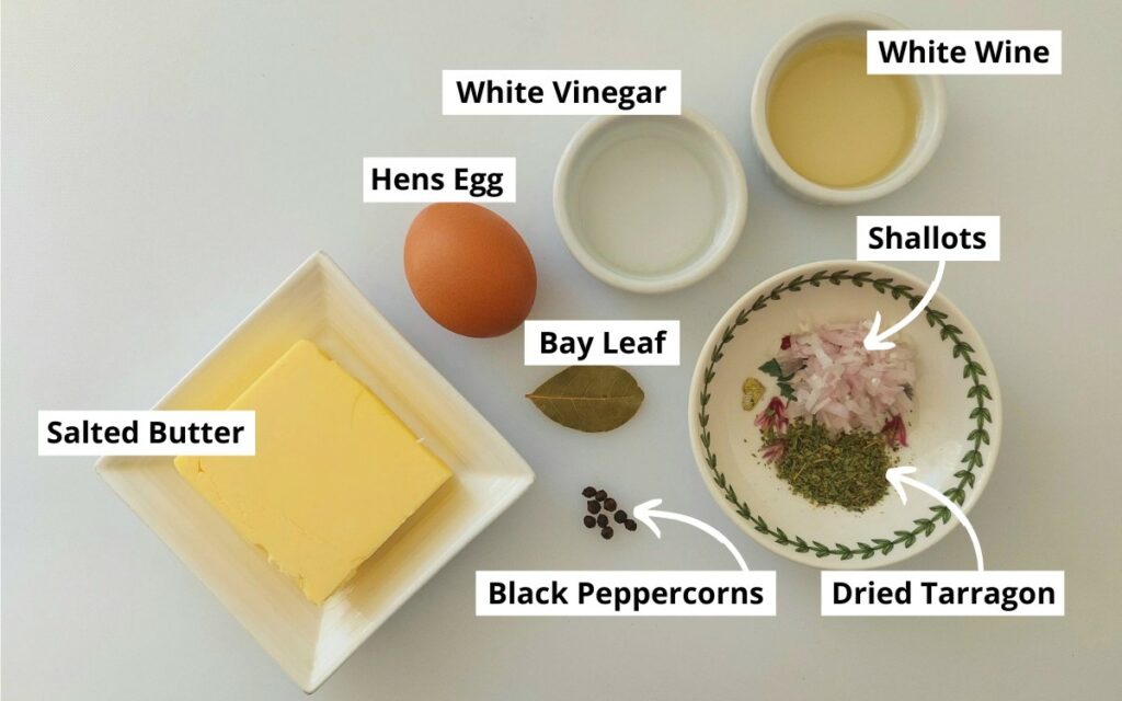 Béarnaise Sauce Ingredients