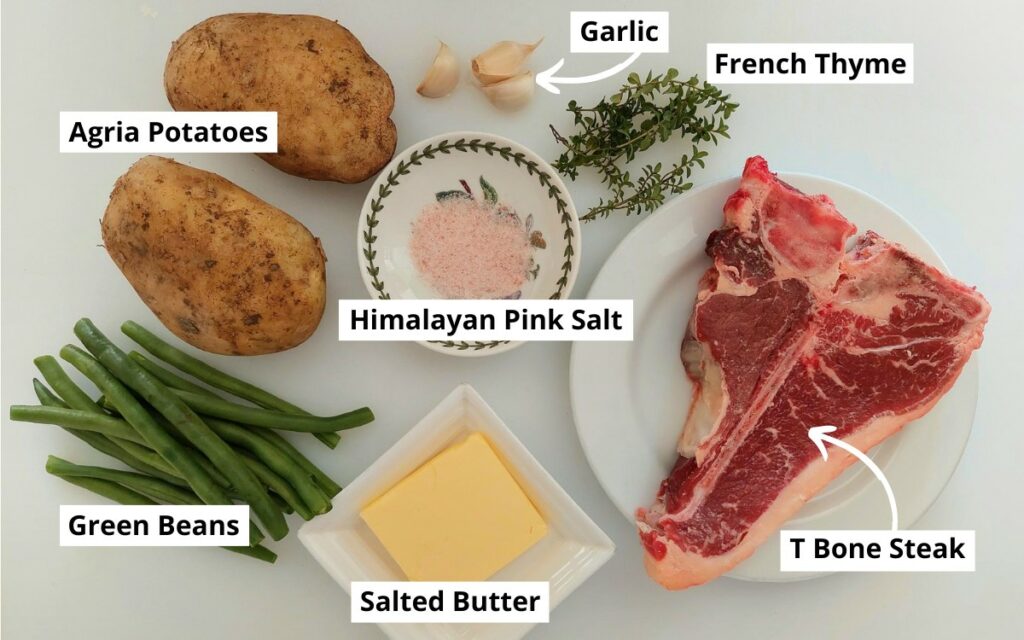 T Bone Steak Ingredients