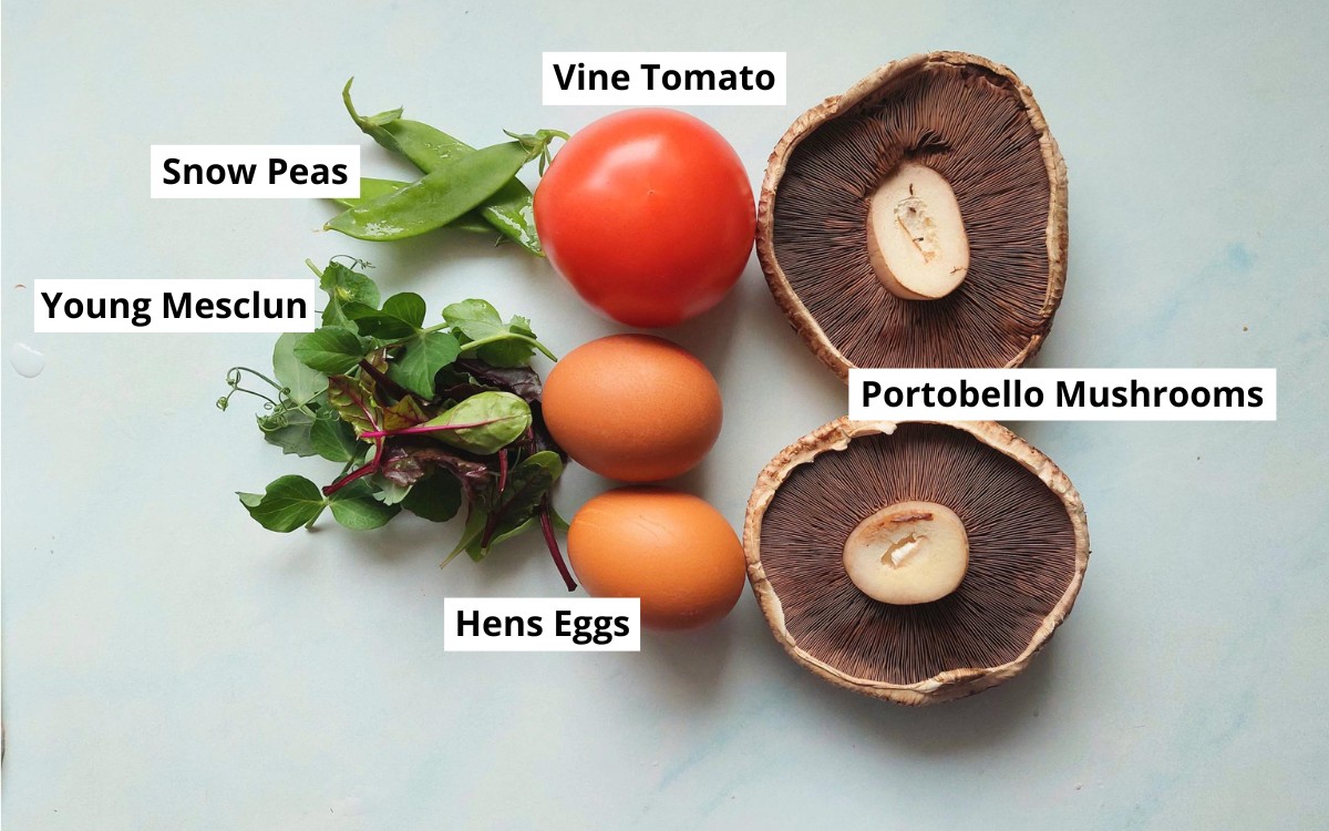 Ingredients For Pan Fried Portobello Mushrooms