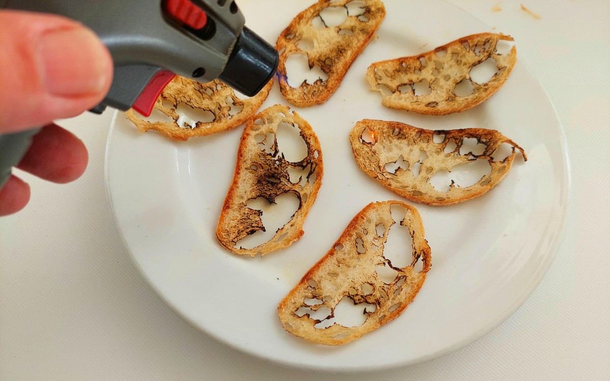 Blow-Torched Toasted Ciabatta