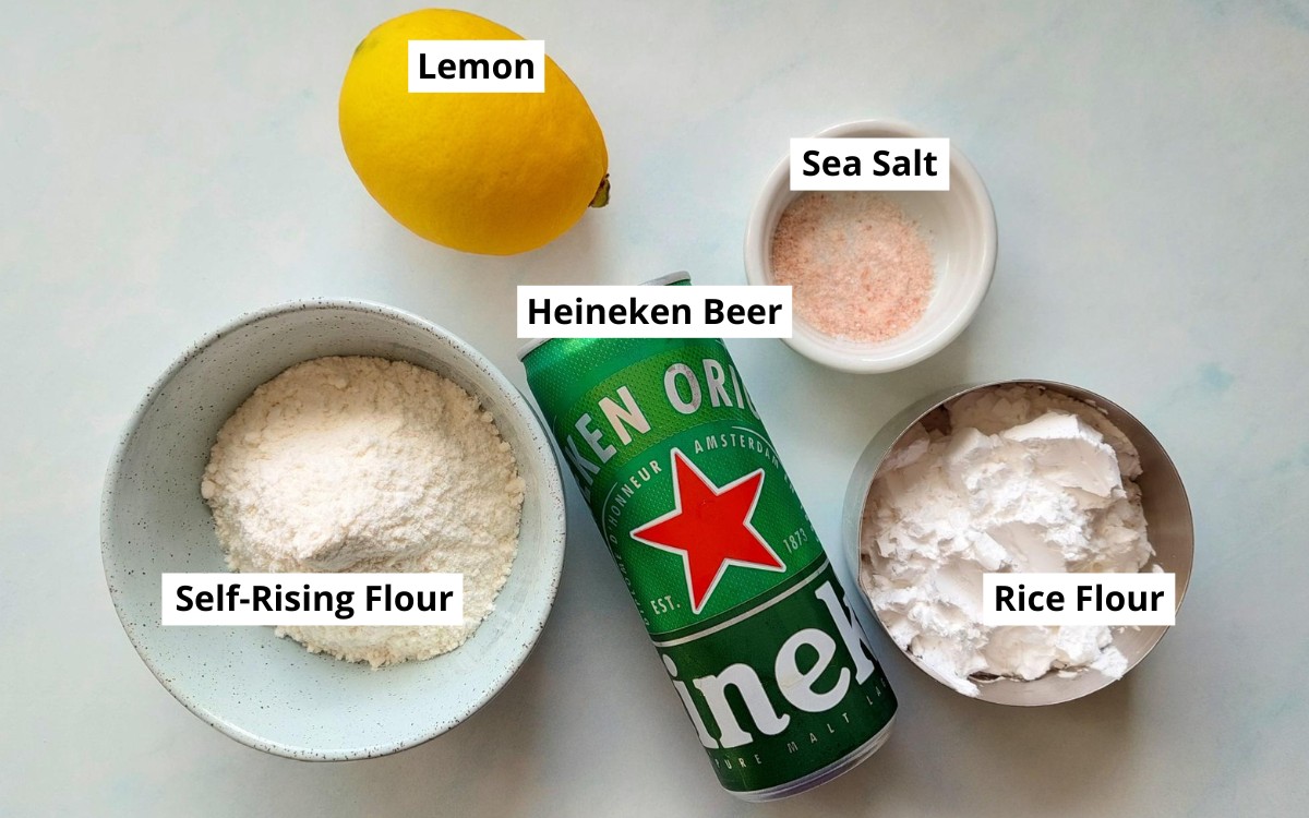 Ingredients For Oyster Beer Batter