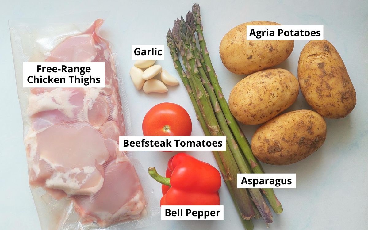Chicken And Asparagus Salad With Wholegrain Mustard Vinaigrette Ingredients