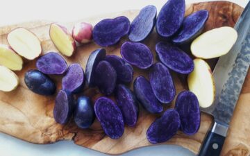 New Season Purple Potatoes