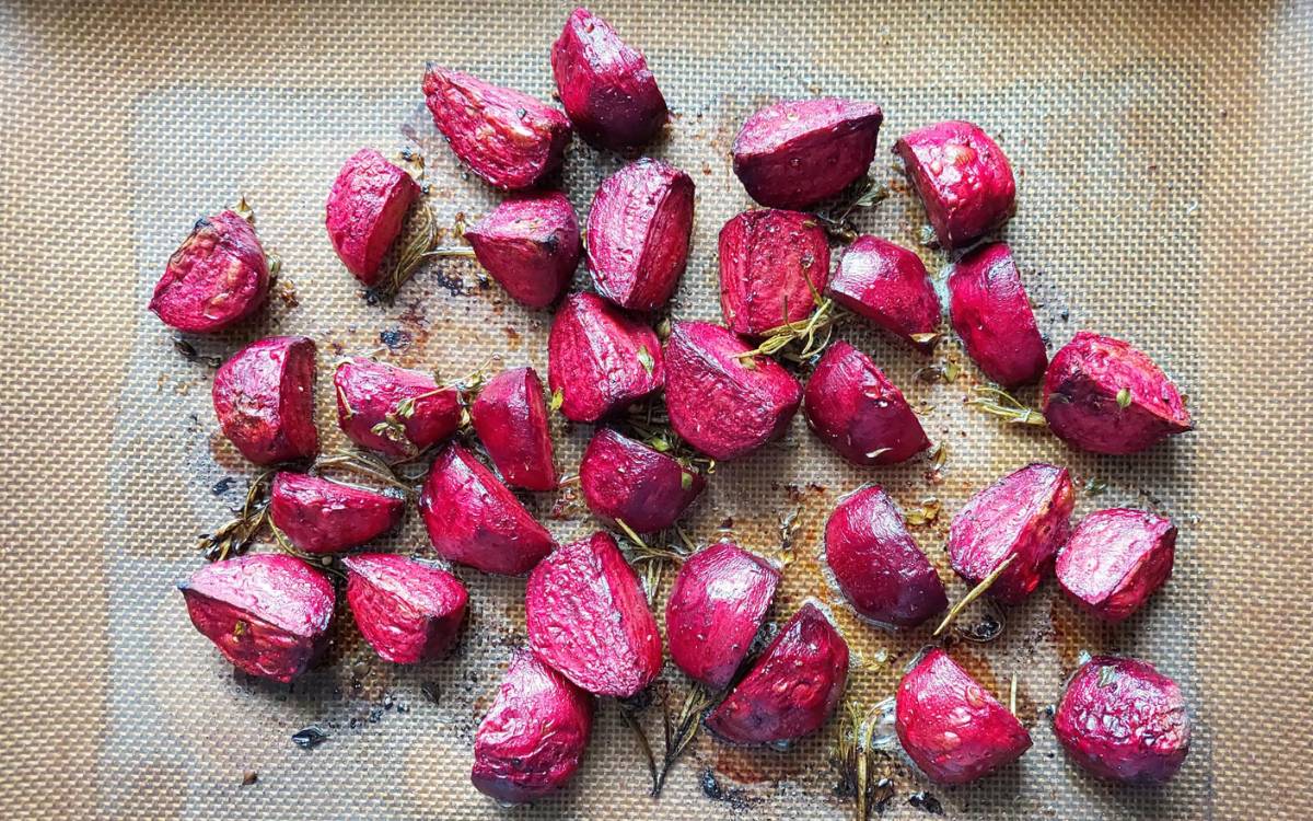 Herb Roasted Baby Beets